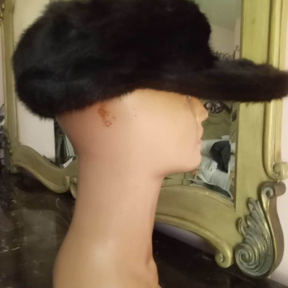 Authentic mink hat